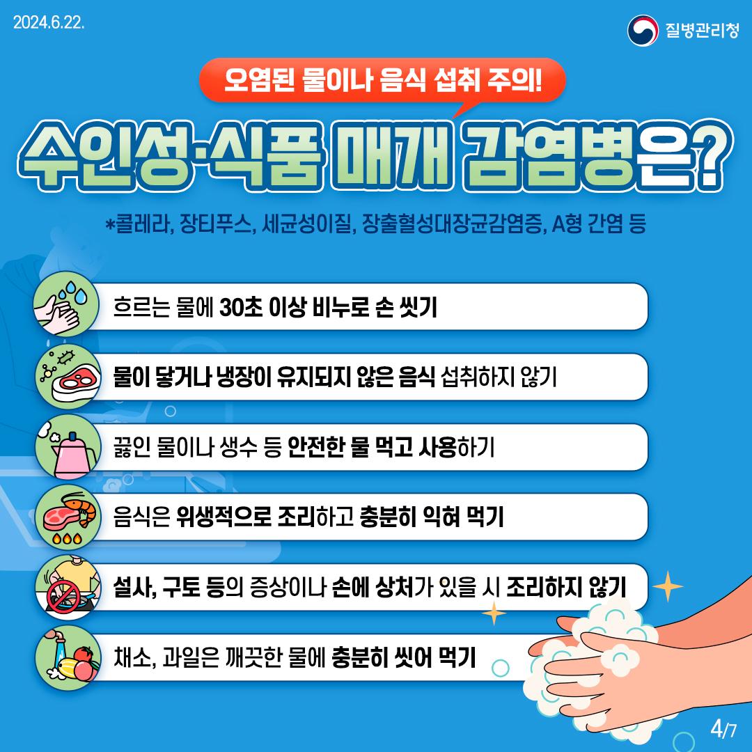 수인성.식품매개 감염병은?