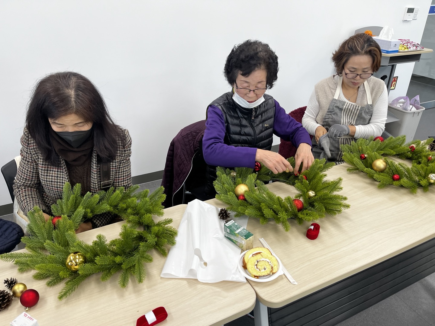 [선주원남동] 크리스마스 리스 만들기 현장 스케치 첨부 이미지