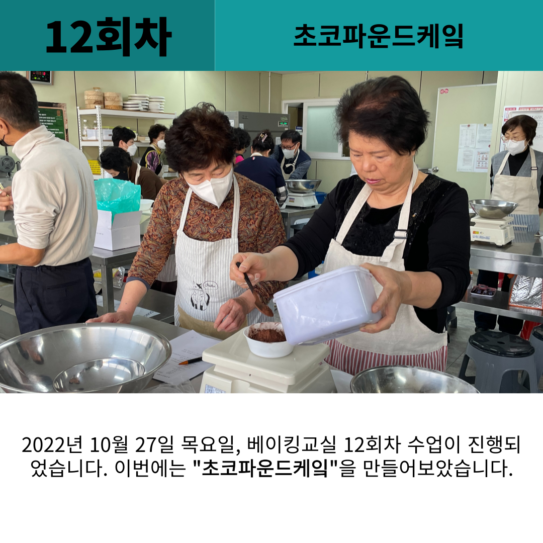 [원평동 여성친화주민복지프로그램] 베이킹 교실 첨부 이미지